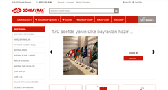 Desktop Screenshot of gokbayraklar.com